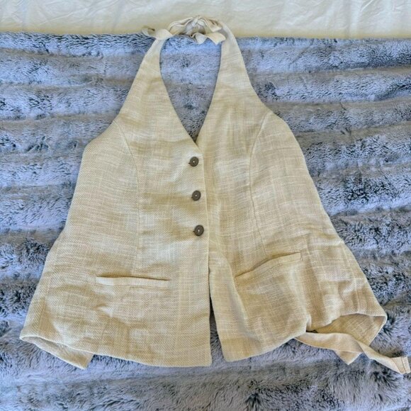 Free People Take Me To Paris Vest - Picture 2 of 4
